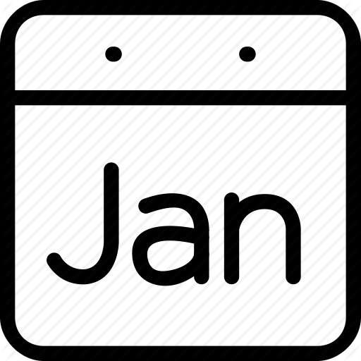 Calendar, Date, Day, January, Month, Schedule, Timestamp Icon