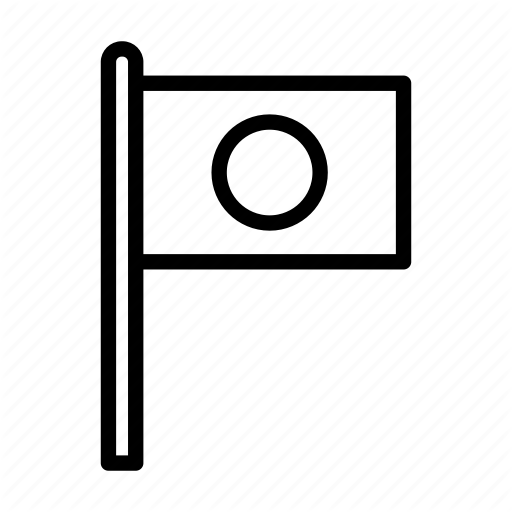 Country Flag, Flag, Japan, Japanese Flag Icon