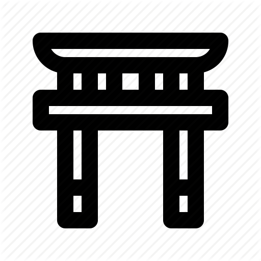 Architecture, Building, Gate, Japan Icon