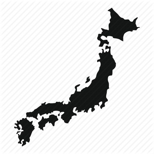 Asia, Country, Illustration, Japan, Map, State, Travel Icon