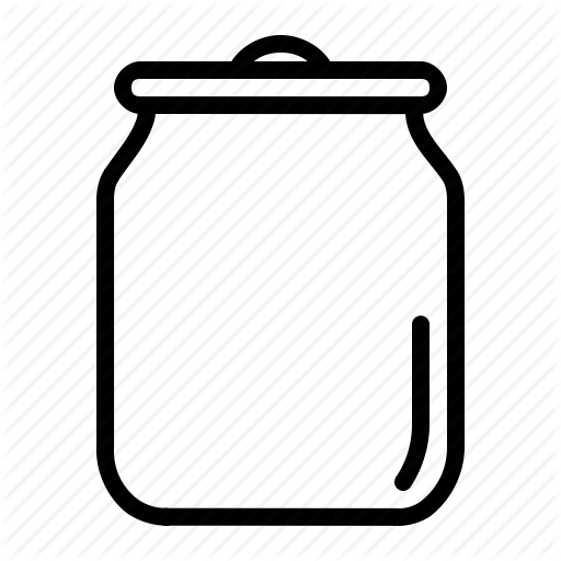 Can, Container, Jar, Kitchen, Pickle, Vessel Icon