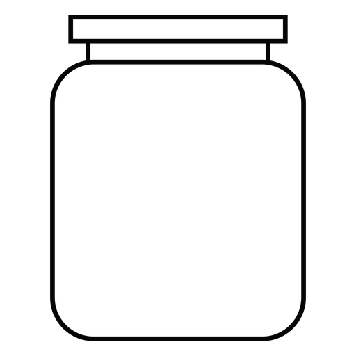 Canning Jar Stroke Icon