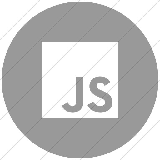 Flat Circle White On Light Gray Raphael Javascript Icon