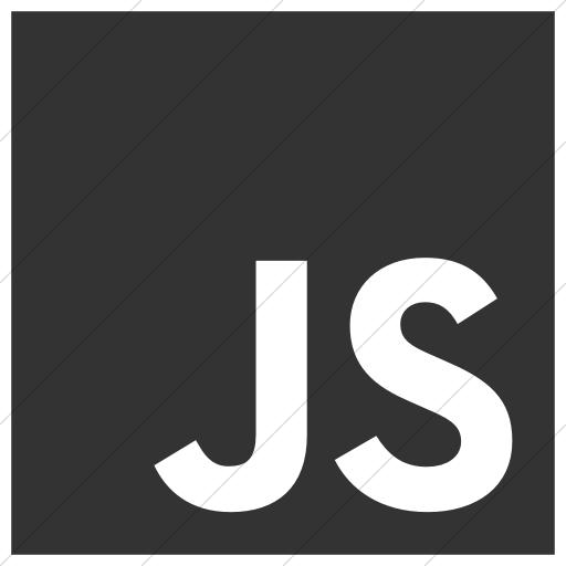 Simple Dark Gray Raphael Javascript Icon