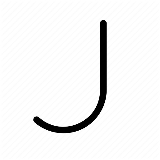 Capital, J, Japan, Jay, Joule, Text, Typography Icon