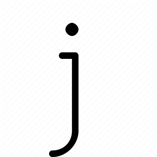 Imaginary, J, Jay, Joule, Letter, Lowercase, Unit Icon