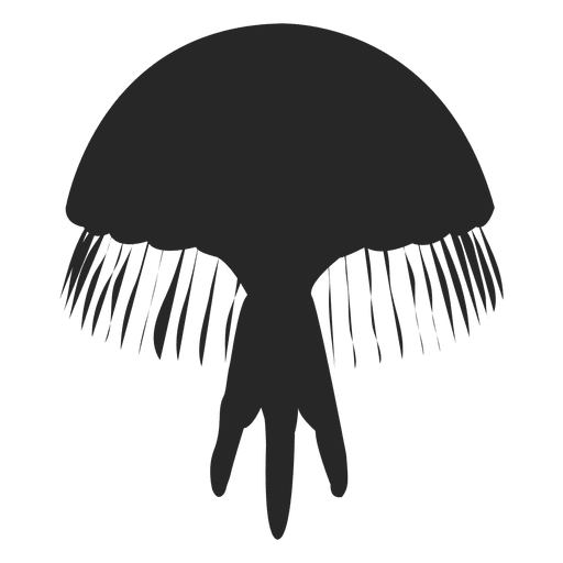 Jellyfish Icon Silhouette