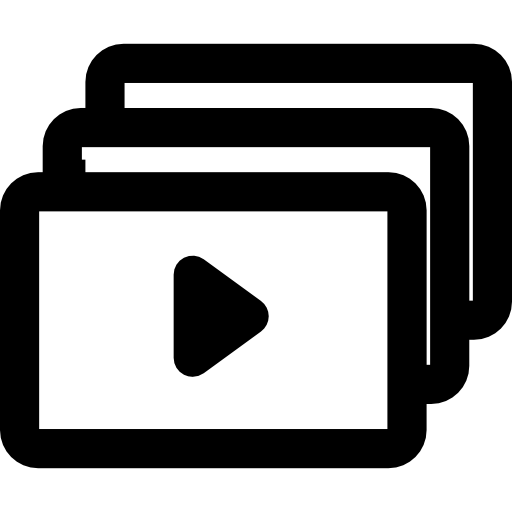 Multiple Screen Play Icons Free Download