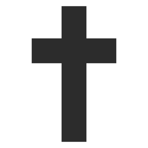 Thick Christian Cross Icon