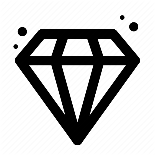 Diamond, Gemstone, Investment, Jewelry Icon
