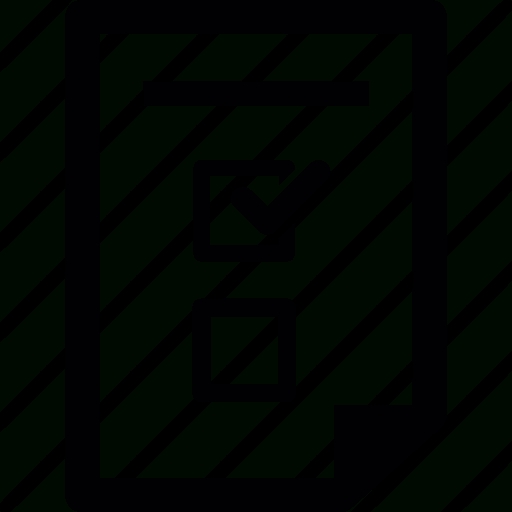 Online Form Icon List And Format Corner