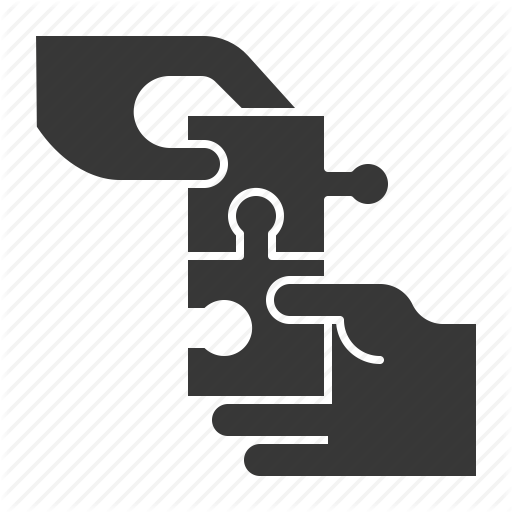 Business, Collaboration, Hand, Jigsaw, Puzzle Icon