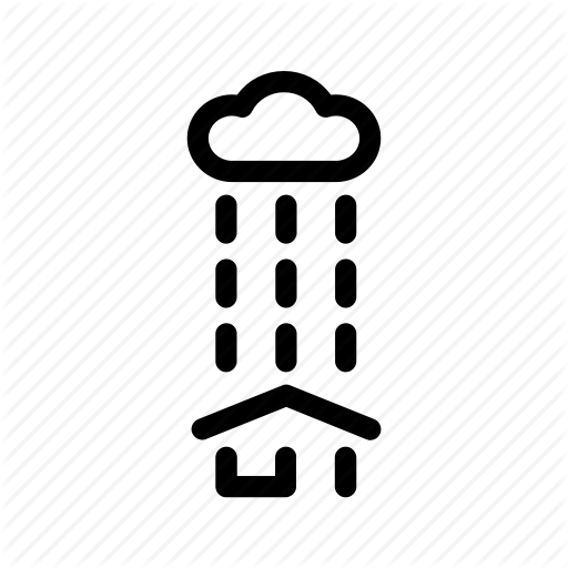 House, Protection, Rain, Rainproof, Roof, Water, Waterproof Icon