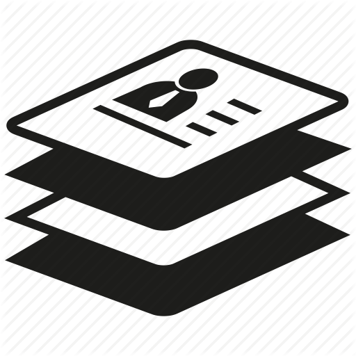 Cv, Document, Job Application Icon