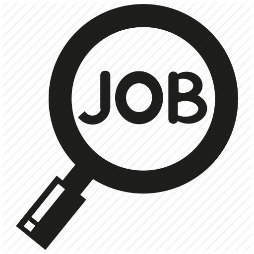 Job, Job Search, Magnifier Glass, Search Icon