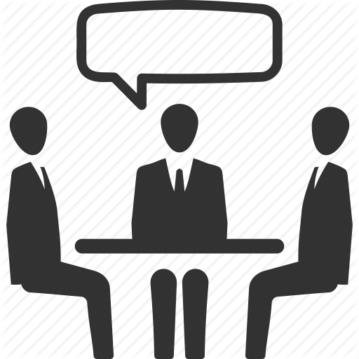Business Meeting, Conversation, Job Interview, Teamwork Icon