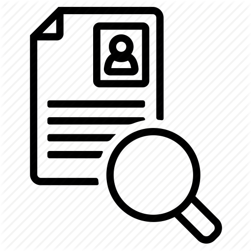 Cv, Job, Job Search, Magnifier, Search Resume Icon