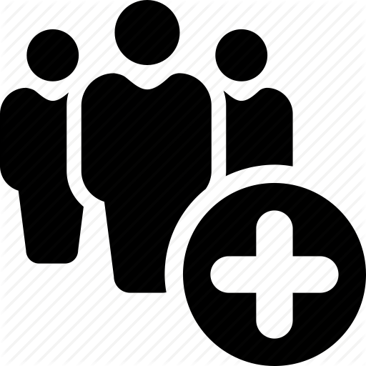 Add, Add Group, Group, Join Meeting, Meeting, New, People, Users Icon