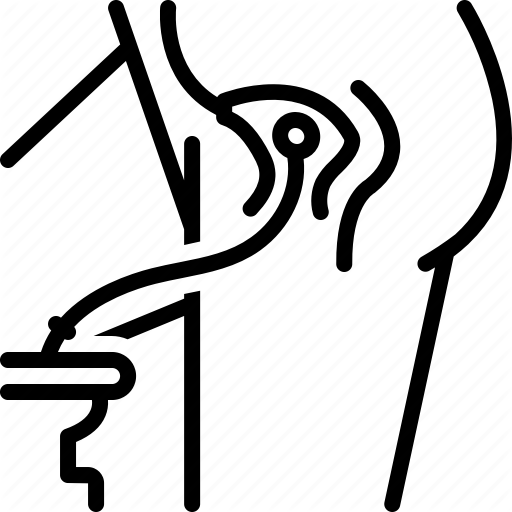 Indwelling, Joint Pain, Knee, Medical, Suffocation Icon