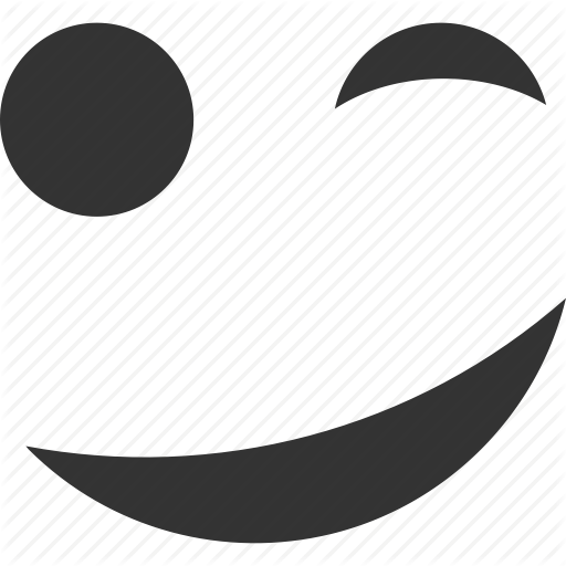 Emoticon, Emotion, Face, Joke, Smile, Smiley, Wink Icon