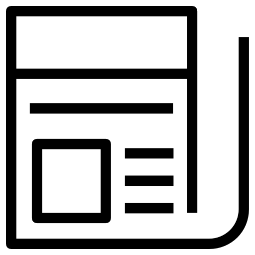 Newspaper Flat Icon