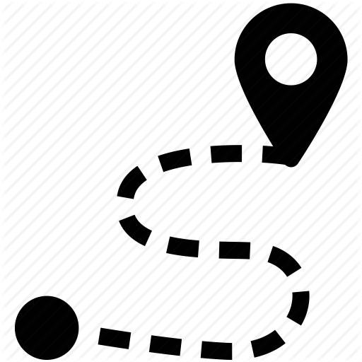 Business, Journey, Location, Logistics, Path, Pin, Route Icon