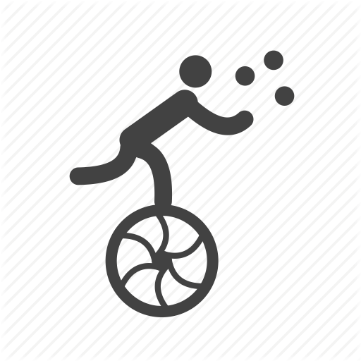Balls, Clown, Fun, Funny, Juggle, Juggling, Person Icon