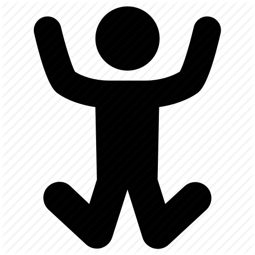 Jump, Jumping, Man Icon