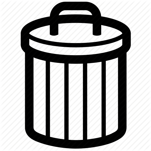 Basket, Bin, Delete, Junk, Rubbish, Trash Icon