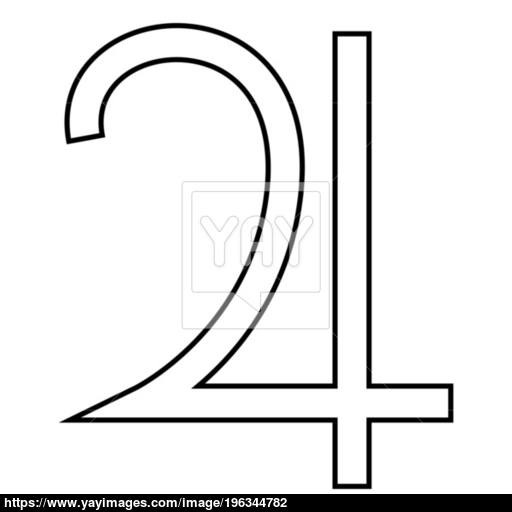 Symbol Jupiter Icon Black Color Illustration Flat Style Simple