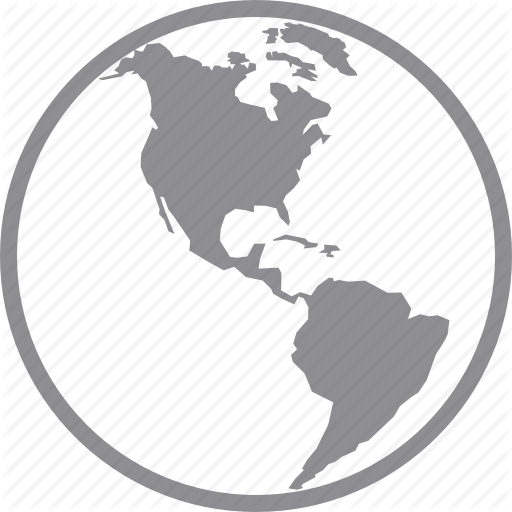 Globe Outline Png