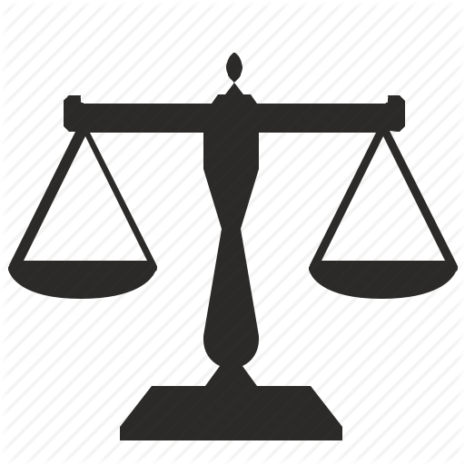 Court, Justice, Law, Scales Icon