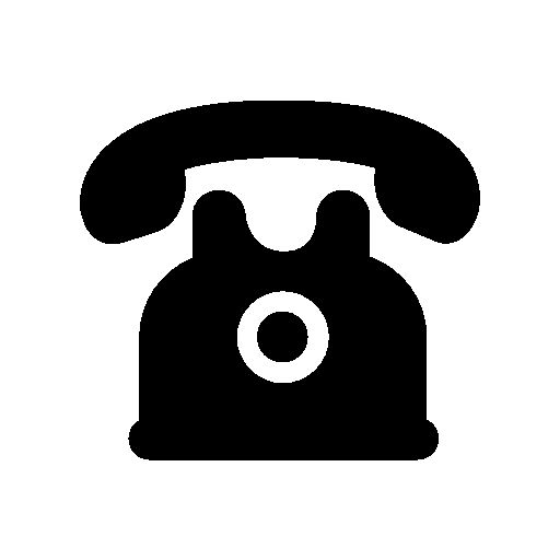 Telephone Of Black Vintage Design Free Vector Icons Designed