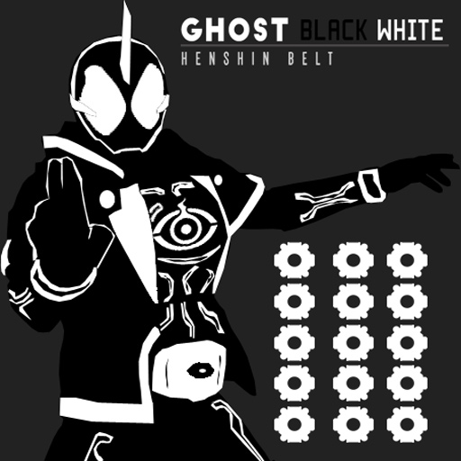 Ghost Black White Henshin Belt Version