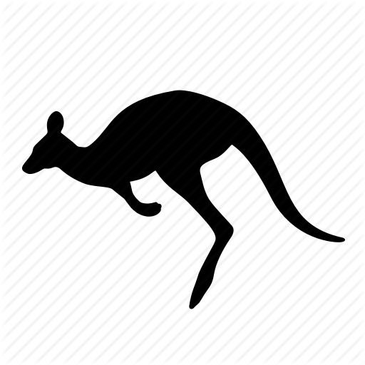 Animal, Australia, Kangaroo, Kangaroos, Safari, Silhouette, Zoo Icon