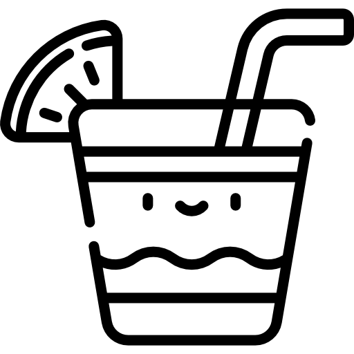 Cocktail Icon Kawaii Drinks Freepik