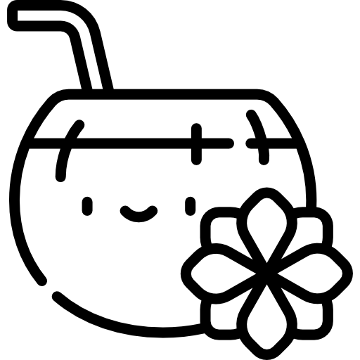 Coconut Icon Kawaii Drinks Freepik