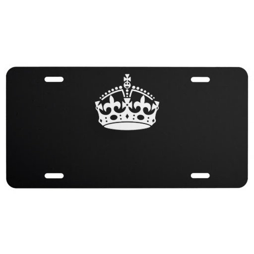 Keep Calm Crown Black