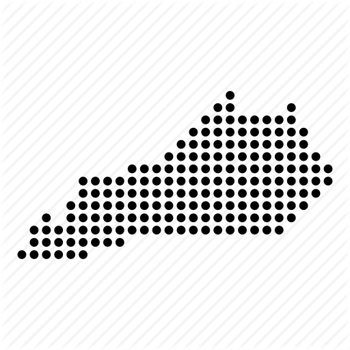 American, Kentucky, Location, Map, State, Territory Icon