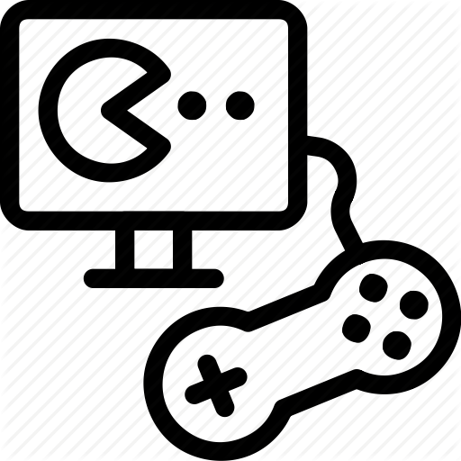 Controller, Game, Monitor, Video Icon