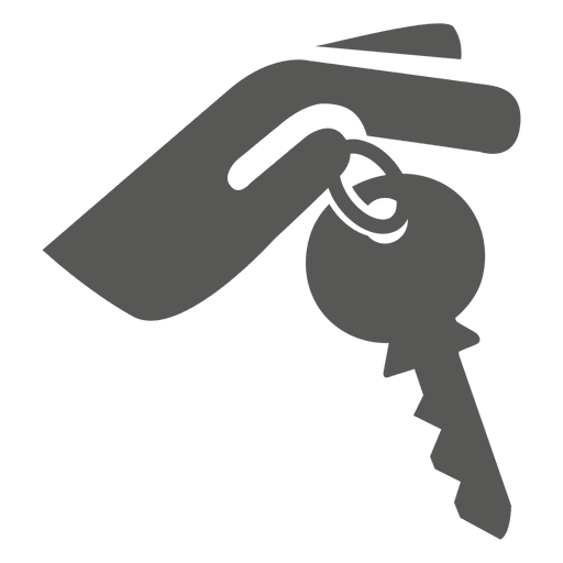 Hand Holding Key Icon
