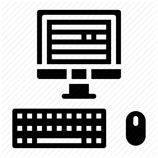 Computer, Desktop, Keyboard, Mouse Icon