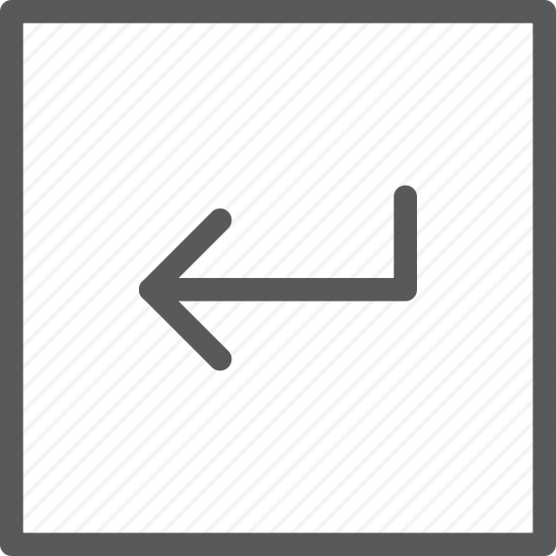 Button, Confirm, Enter, Key, Keyboard, Return, Square Icon