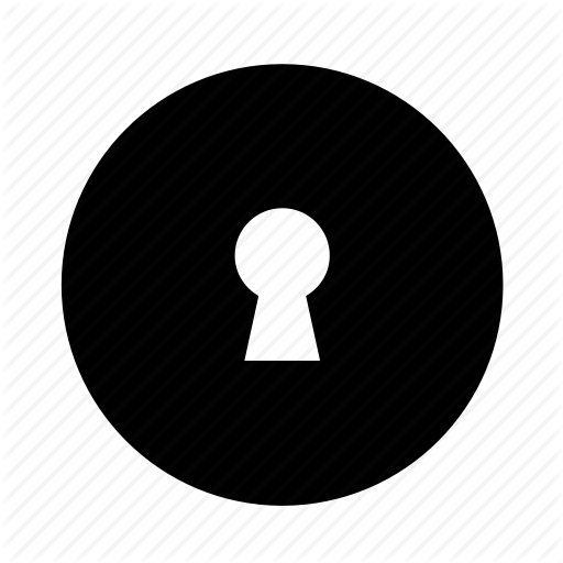 Keyhole, Lock, Safe Icon