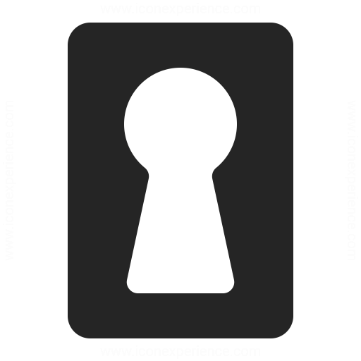 Keyhole Icon Iconexperience