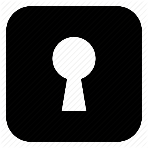 Alt, Keyhole Icon