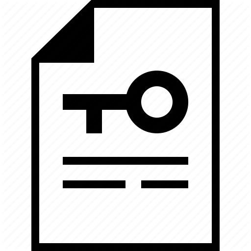 Clue, Document, File, Key, Keyword Icon