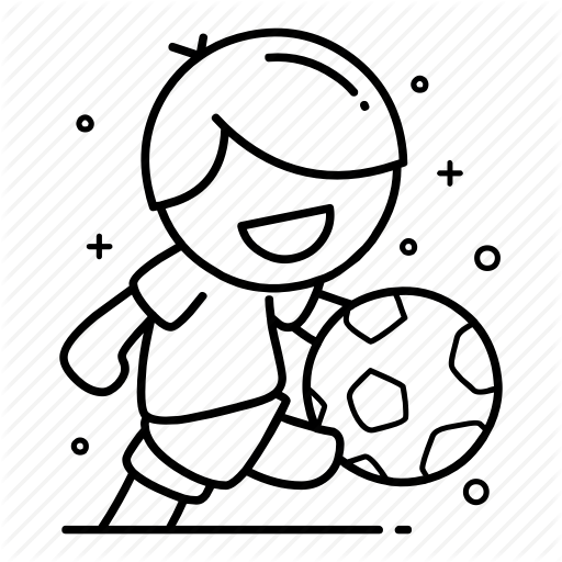 Football, Kick Ball, Run, Soccer, Sport Icon