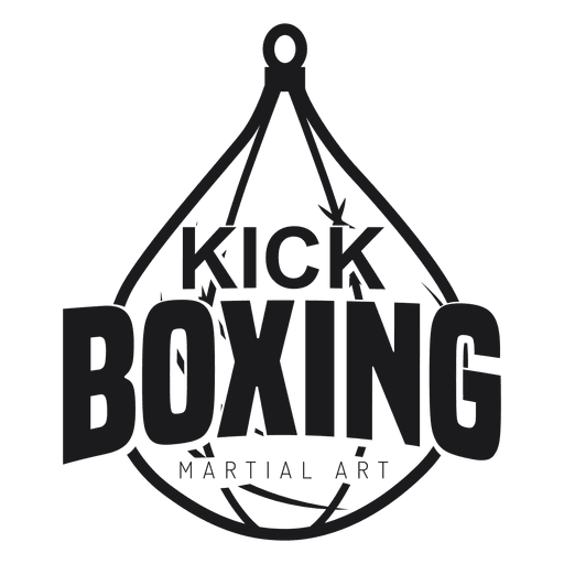 Boxing Kickboxing Fight Logo Badge Label