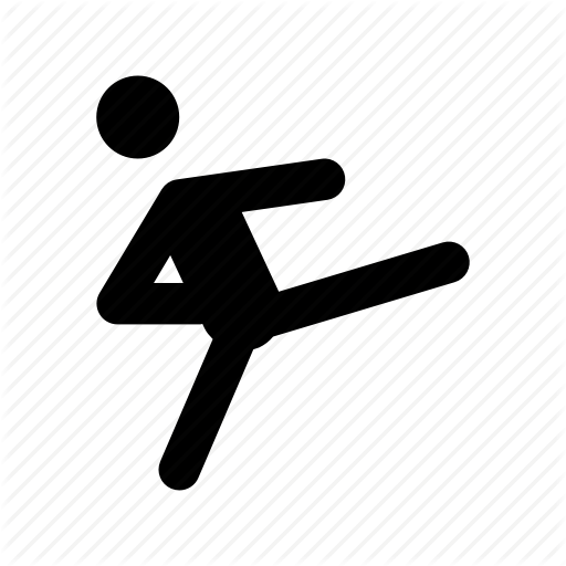 Fight, Karate, Kickboxing, Martial Arts, Sports Icon